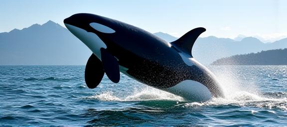 Orca whale watching guided boat tour